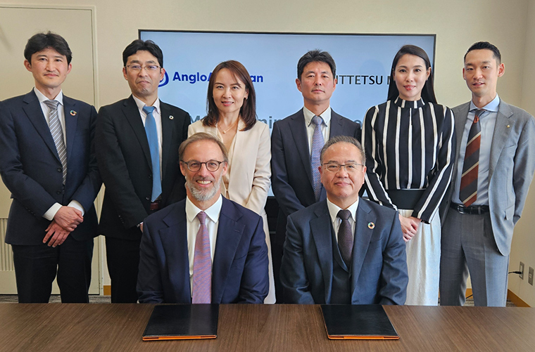 Anglo American and Nittetsu collaborate to drive sustainability in the copper value chain