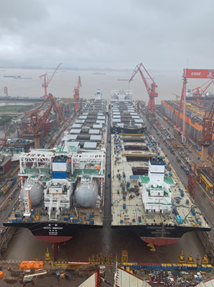 Ubuntu Harmony and Equality launched into water, sea trials begin