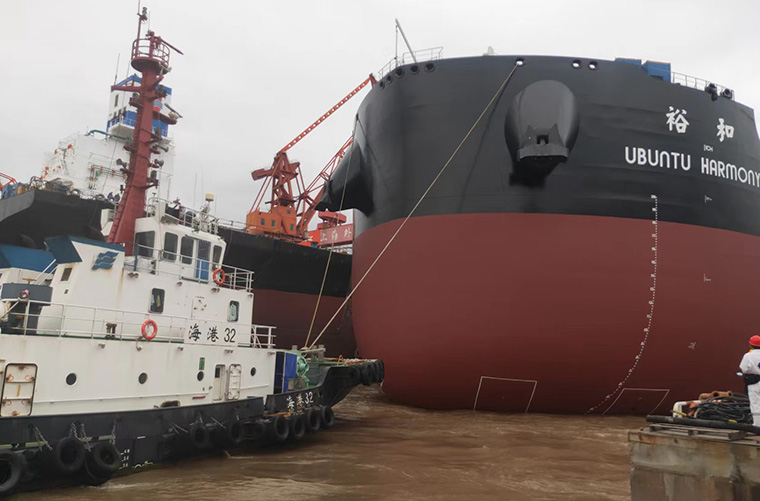 Ubuntu Harmony and Equality launched into water, sea trials begin