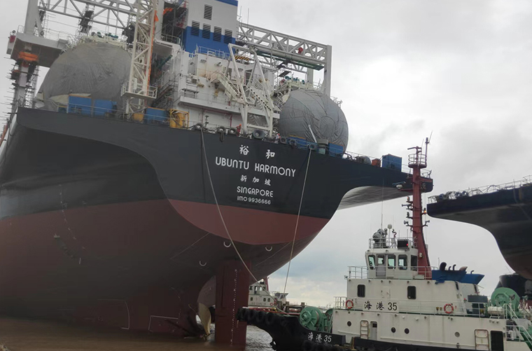 迎接全新液化天然气动力船 Ubuntu Harmony 和 Ubuntu Equality 号